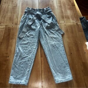 A New Day Light Blue Denim Paper Bag Jeans‎